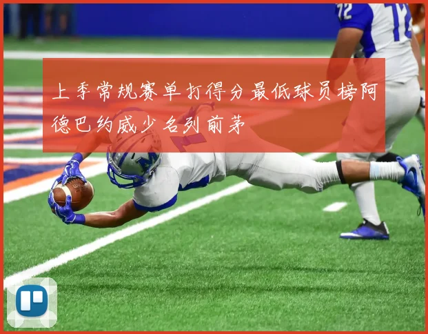 上季常规赛单打得分最低球员榜阿德巴约威少名列前茅